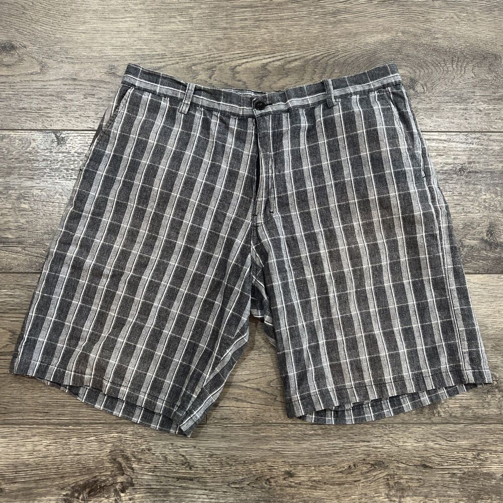 Vintage Y2K Sideout Gray Plaid Shorts Surf Skate - Men’s 36